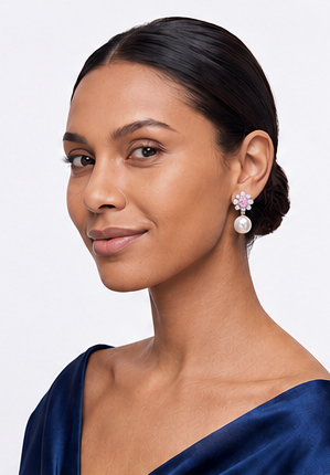 Pearl Drop Earrings – Elegant Dangle Earrings for Women