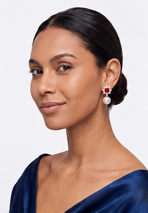Pearl Drop Earrings – Elegant Dangle Earrings for Women