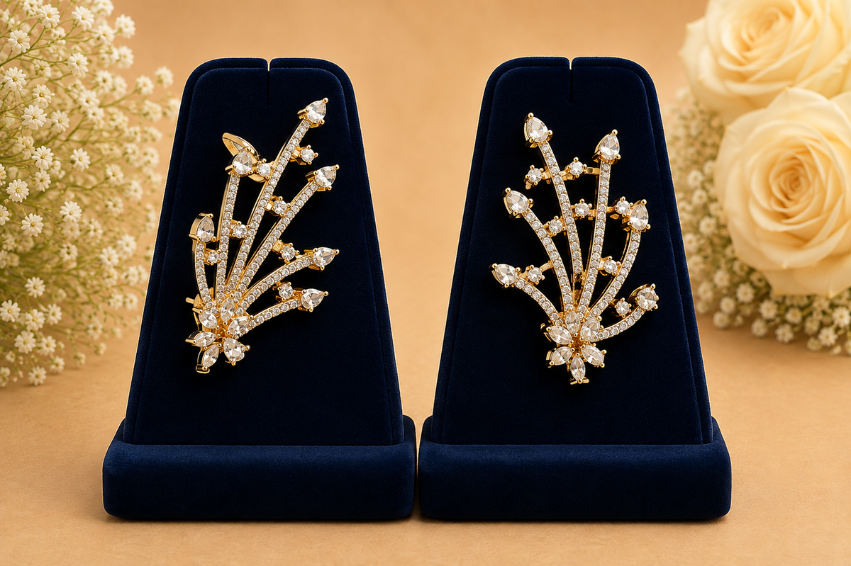 Cosmic Firework Star Burst Ear Cuff