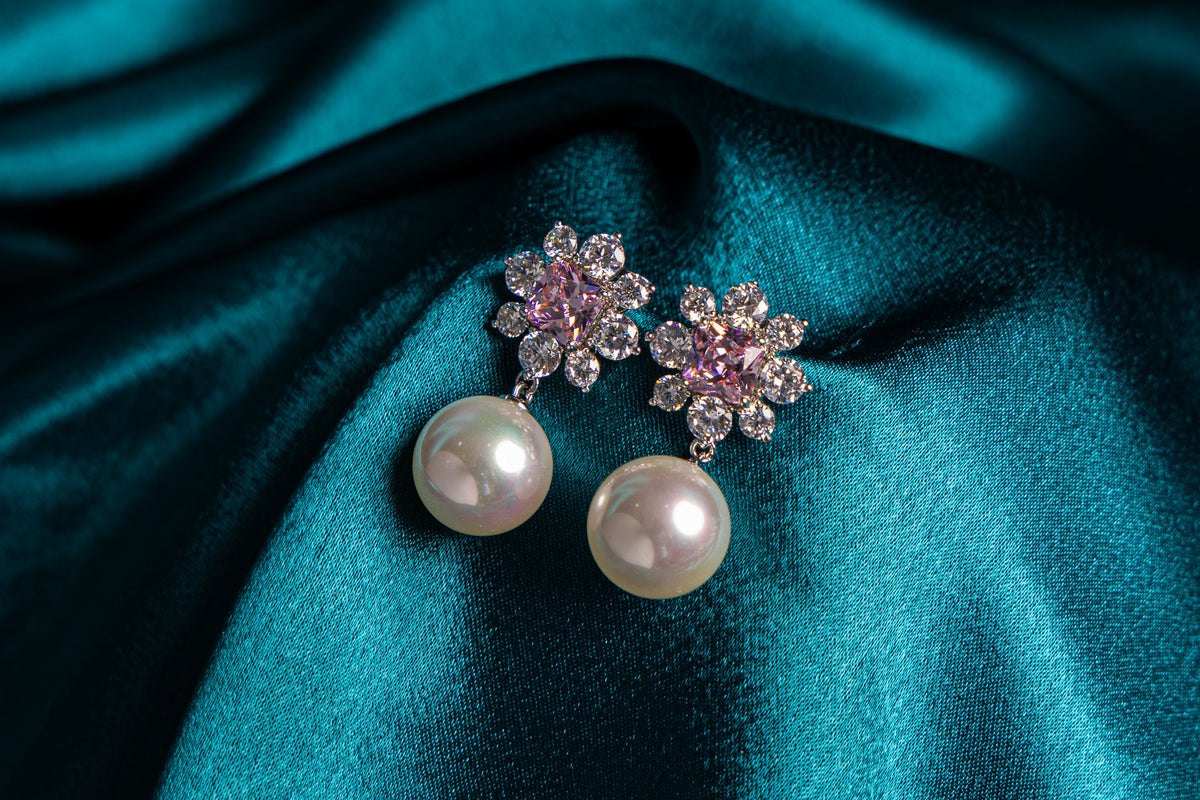 Pearl Drop Earrings – Elegant Dangle Earrings for Women