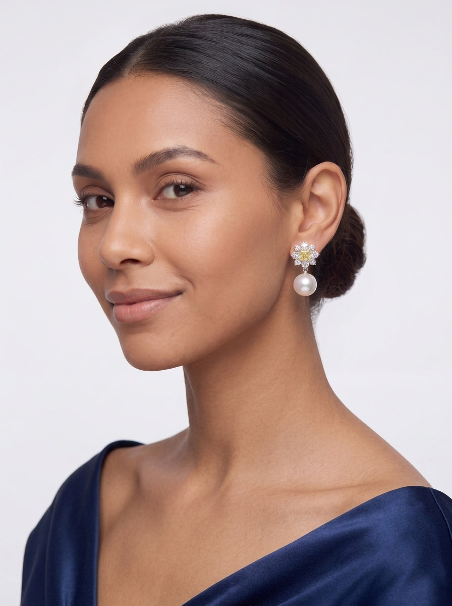 Pearl Drop Earrings – Elegant Dangle Earrings for Women