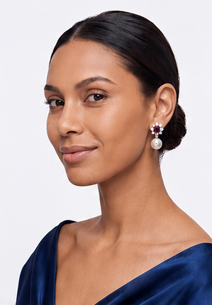 Pearl Drop Earrings – Elegant Dangle Earrings for Women