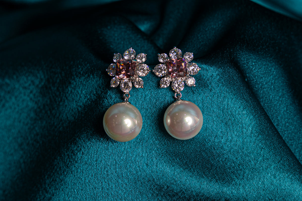 Pearl Drop Earrings – Elegant Dangle Earrings for Women